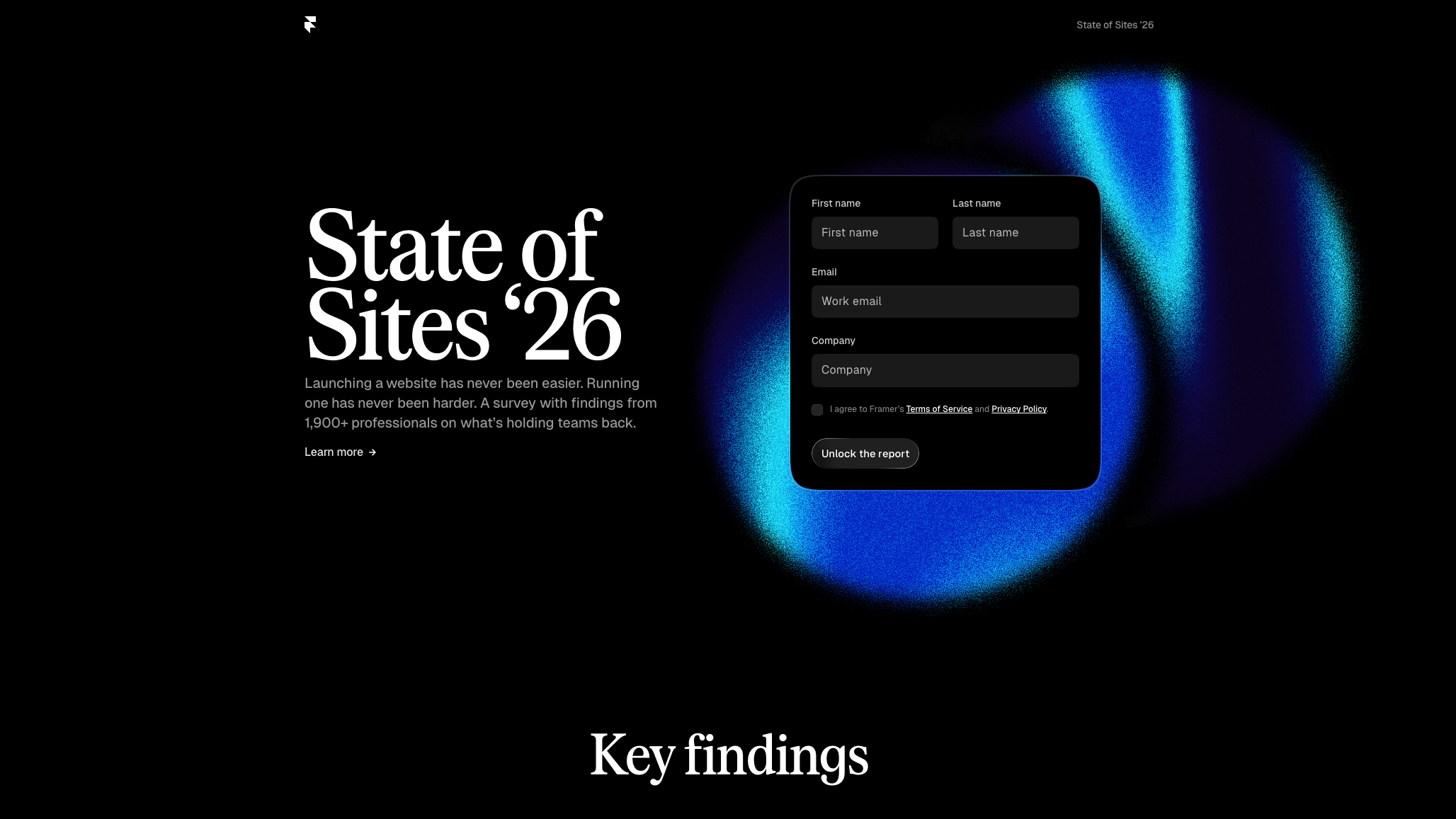 Framer: State of Sites 2026