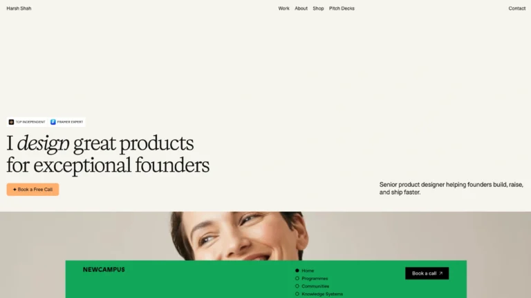 Harsh Shah Design Portfolio