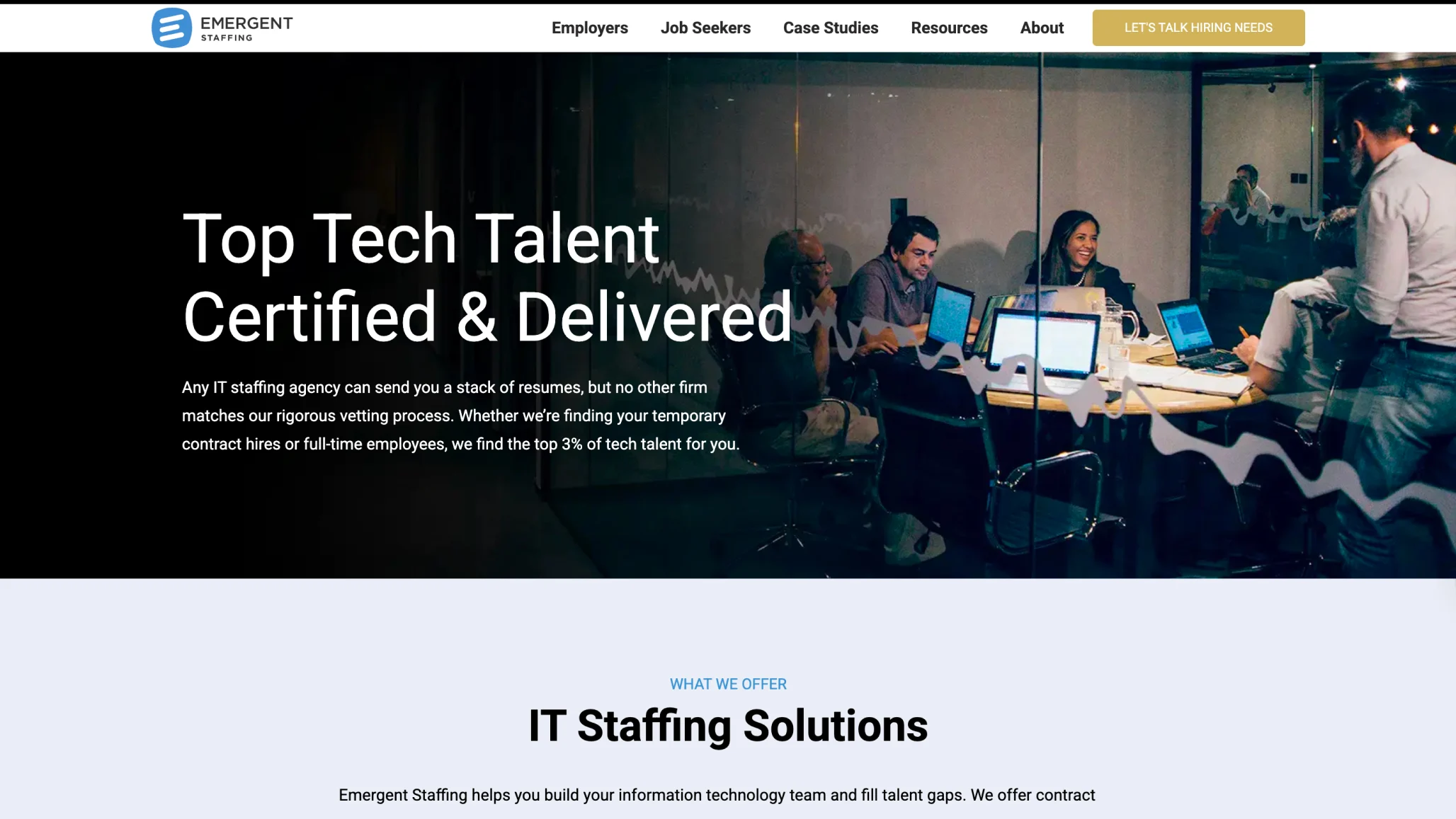 Emergent Staffing – An IT Staffing Platform