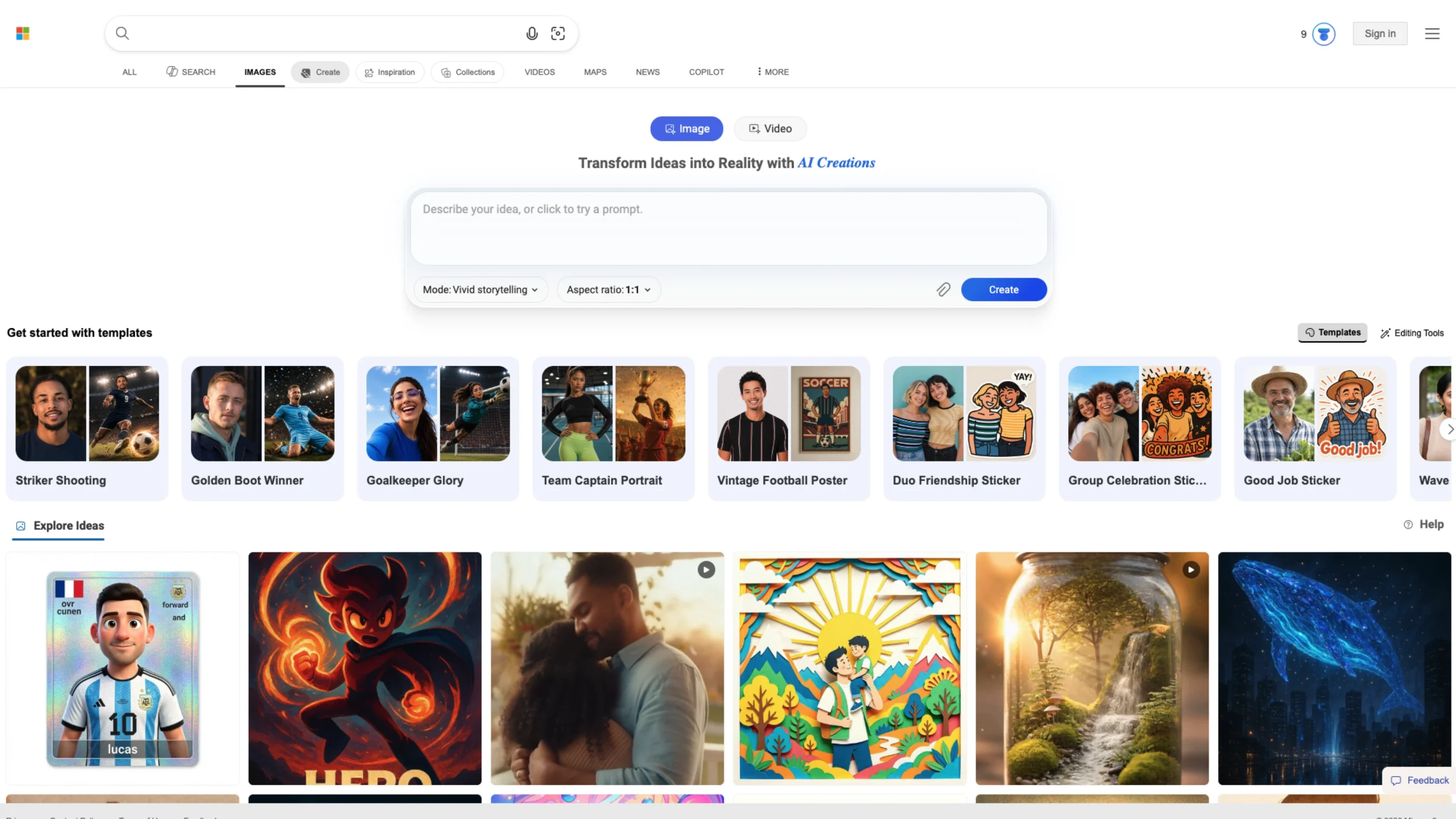 Bing Image Creator