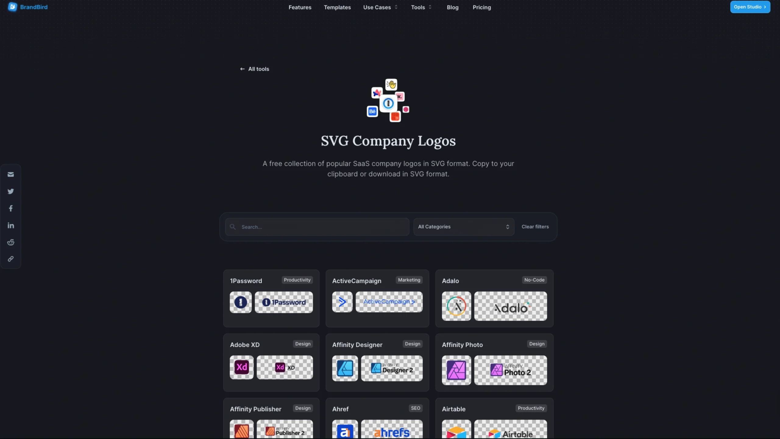 BrandBird SVG Company Logos