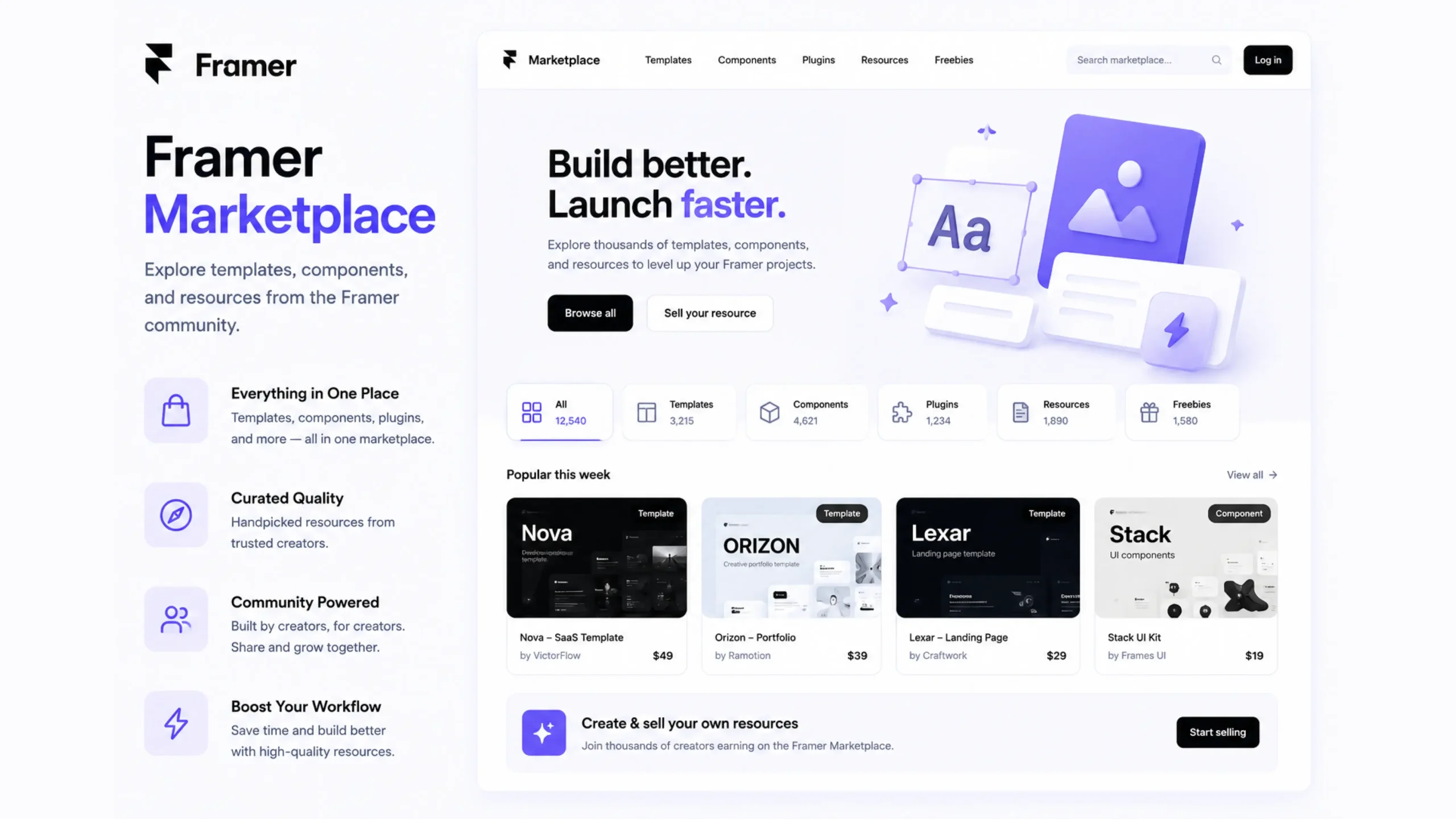 Framer Marketplace