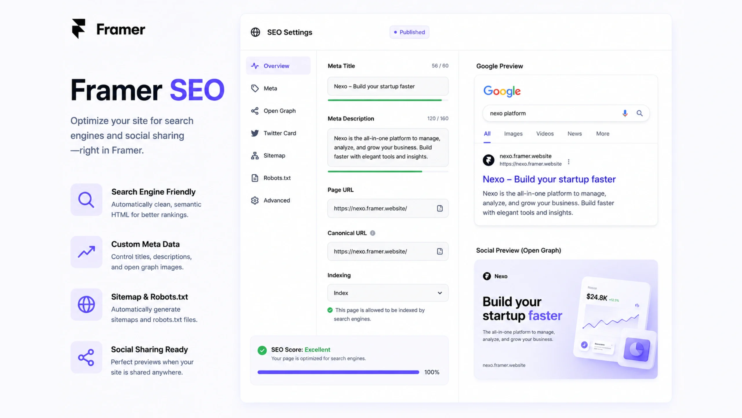 Framer SEO