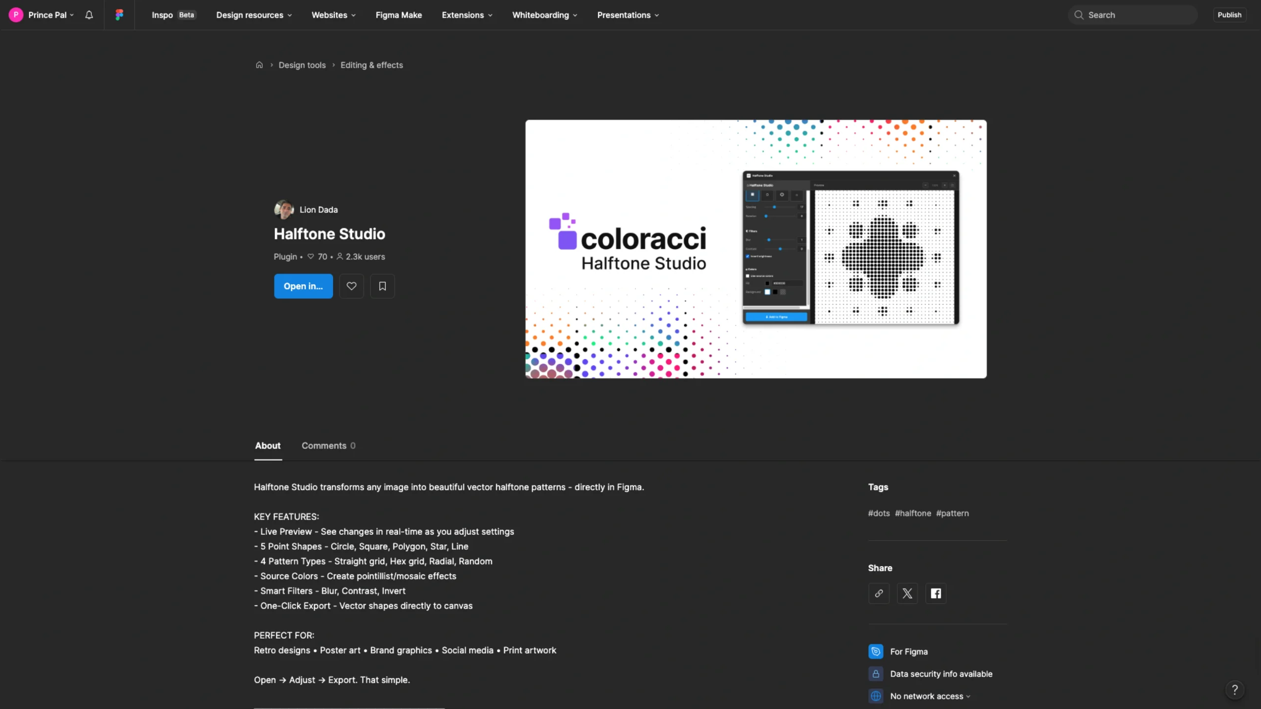 Halftone Studio – Figma Plugin