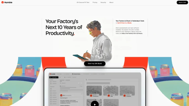 Humble – AI For Smart Manufacturing