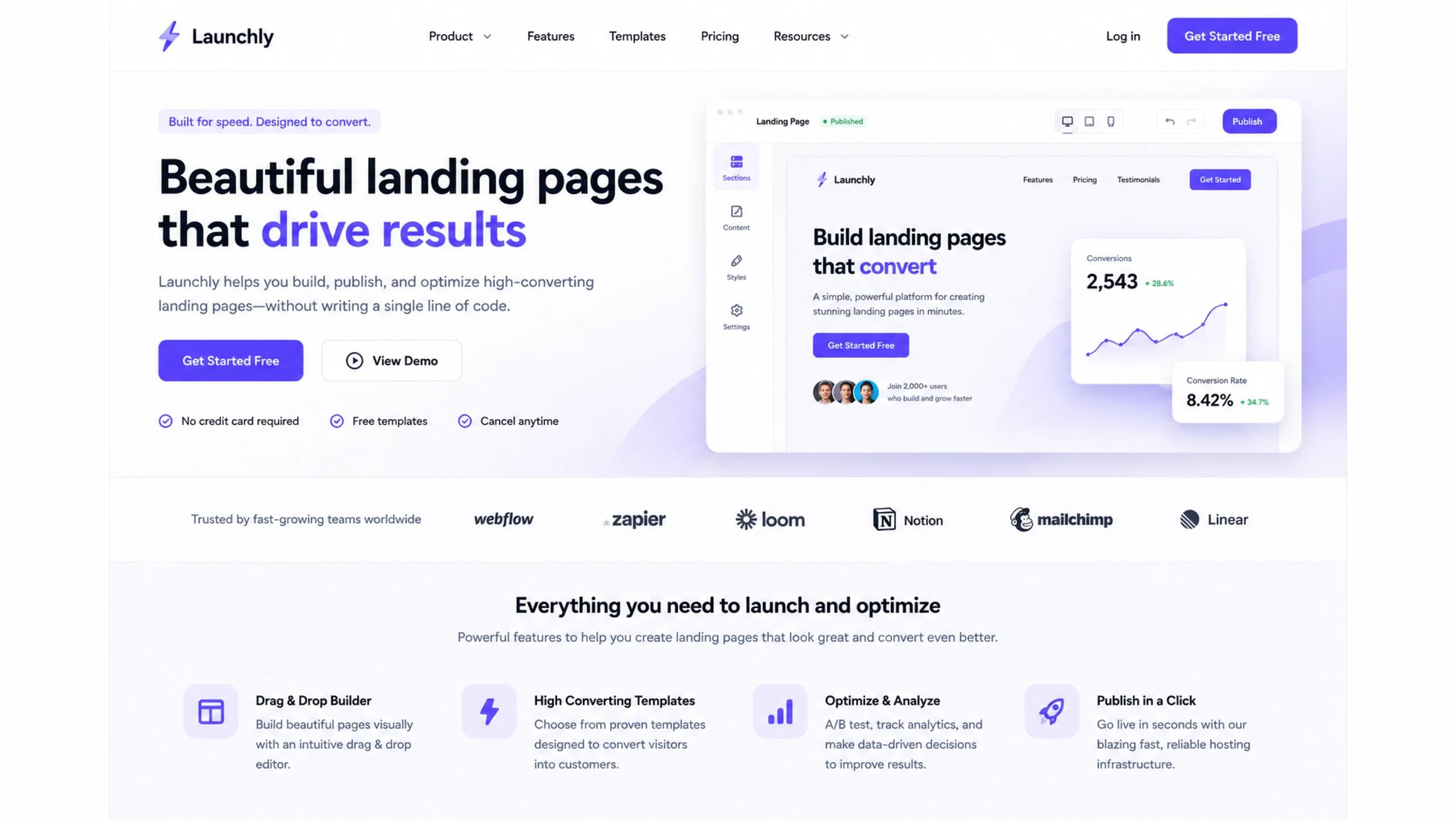 Landing Page