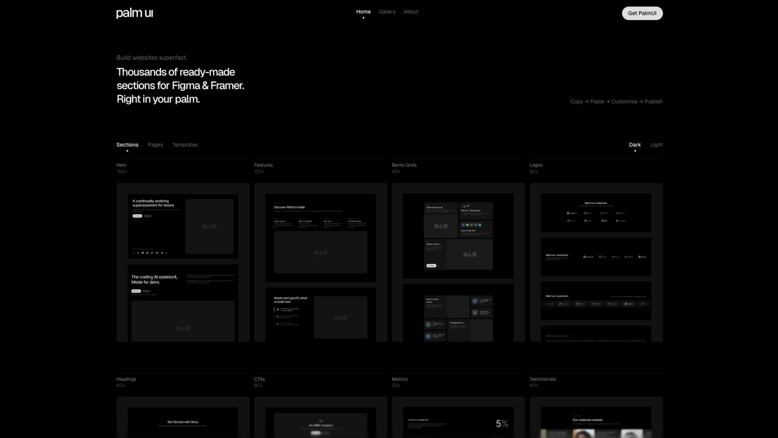 Palm UI
