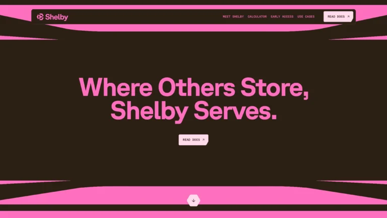 Shelby- The Global Storage Layer Built for AI