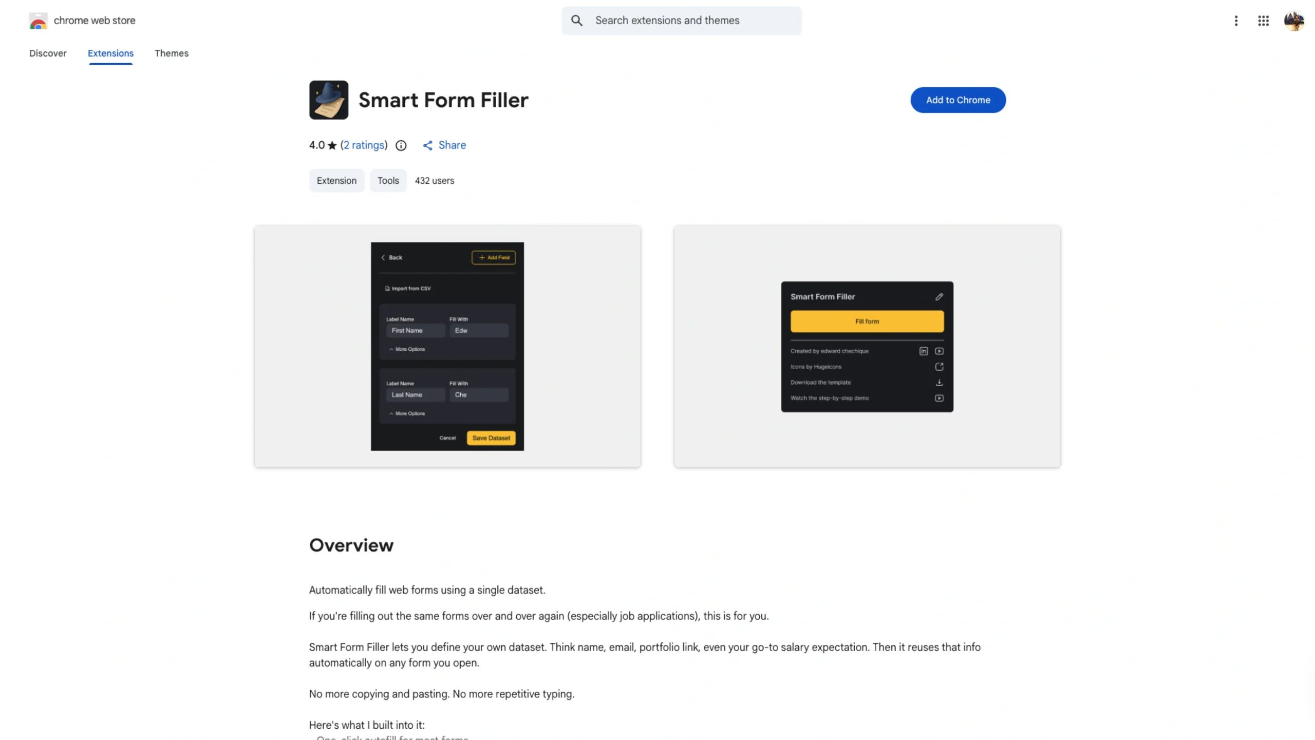 Smart Form Filler