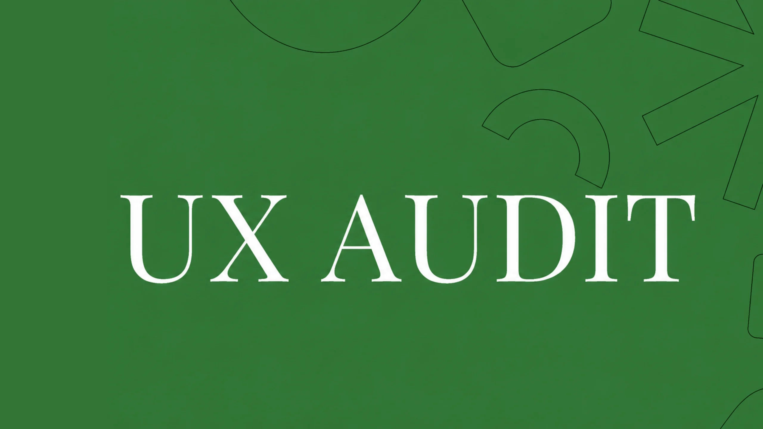 UX Audit