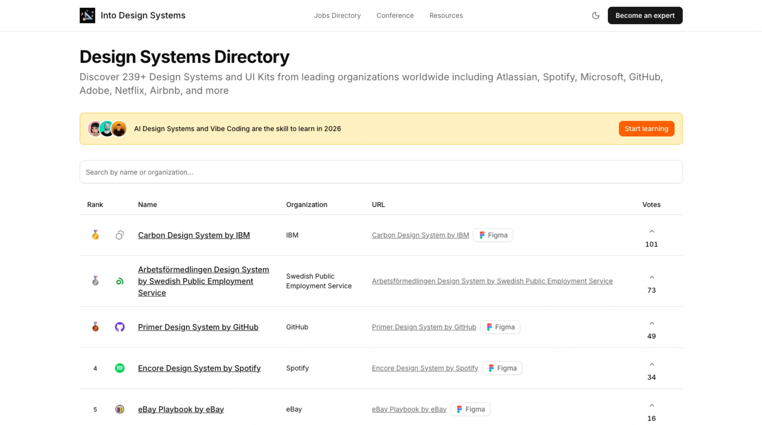 Design Systems Directory