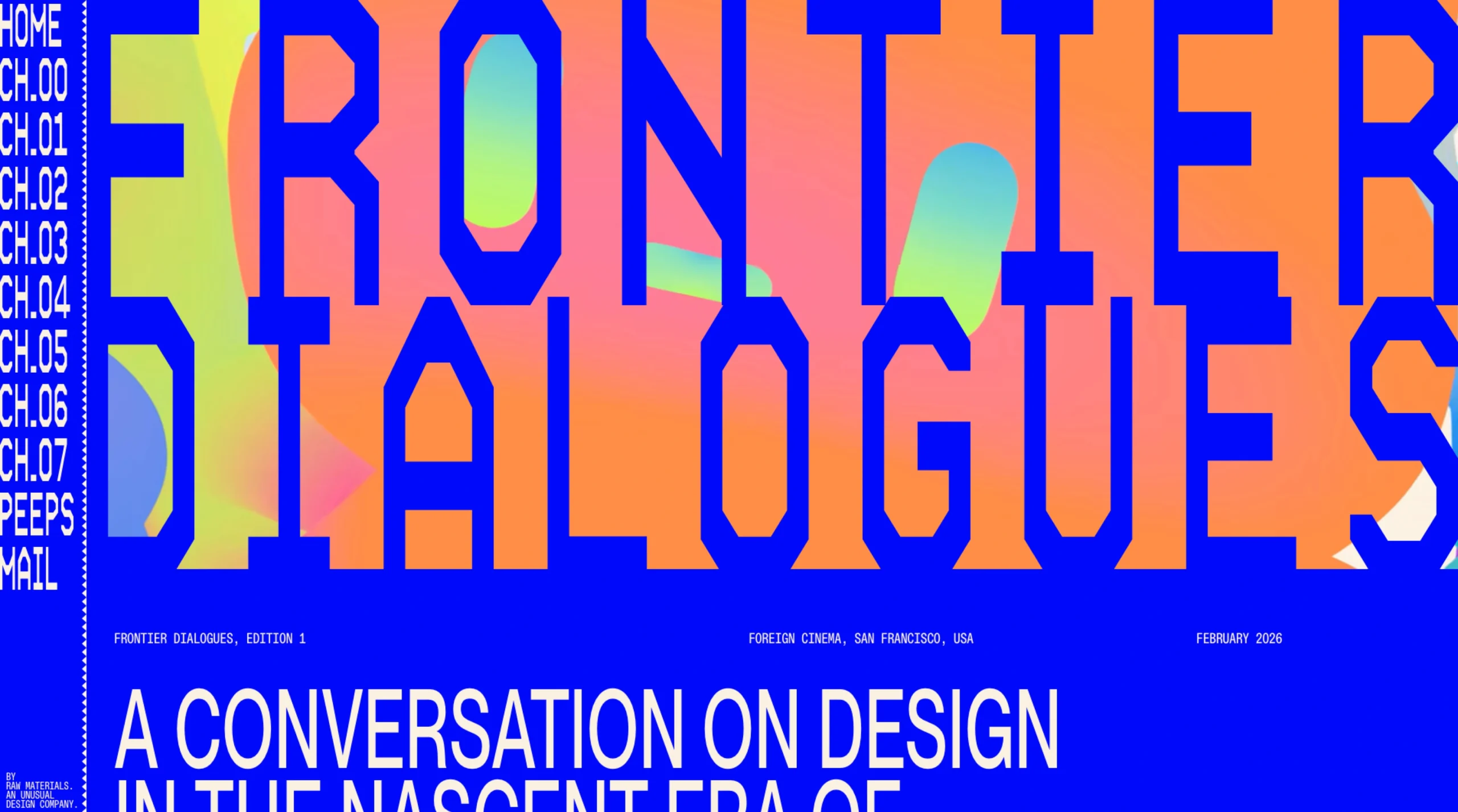 Frontier Dialogues