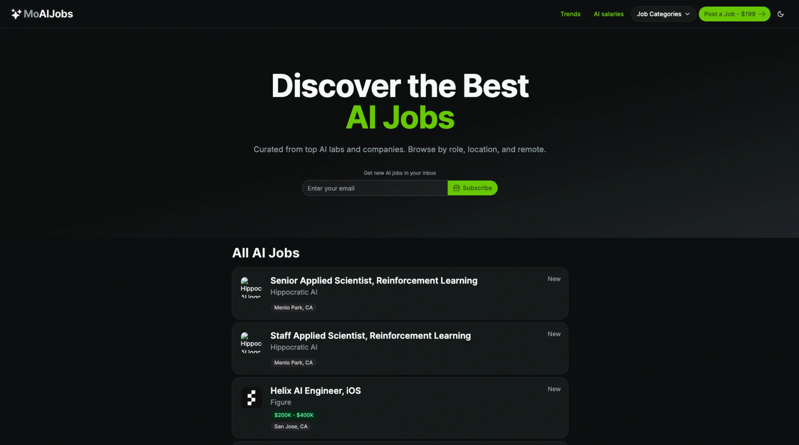 MoAIJobs – Discover The Best AI Jobs