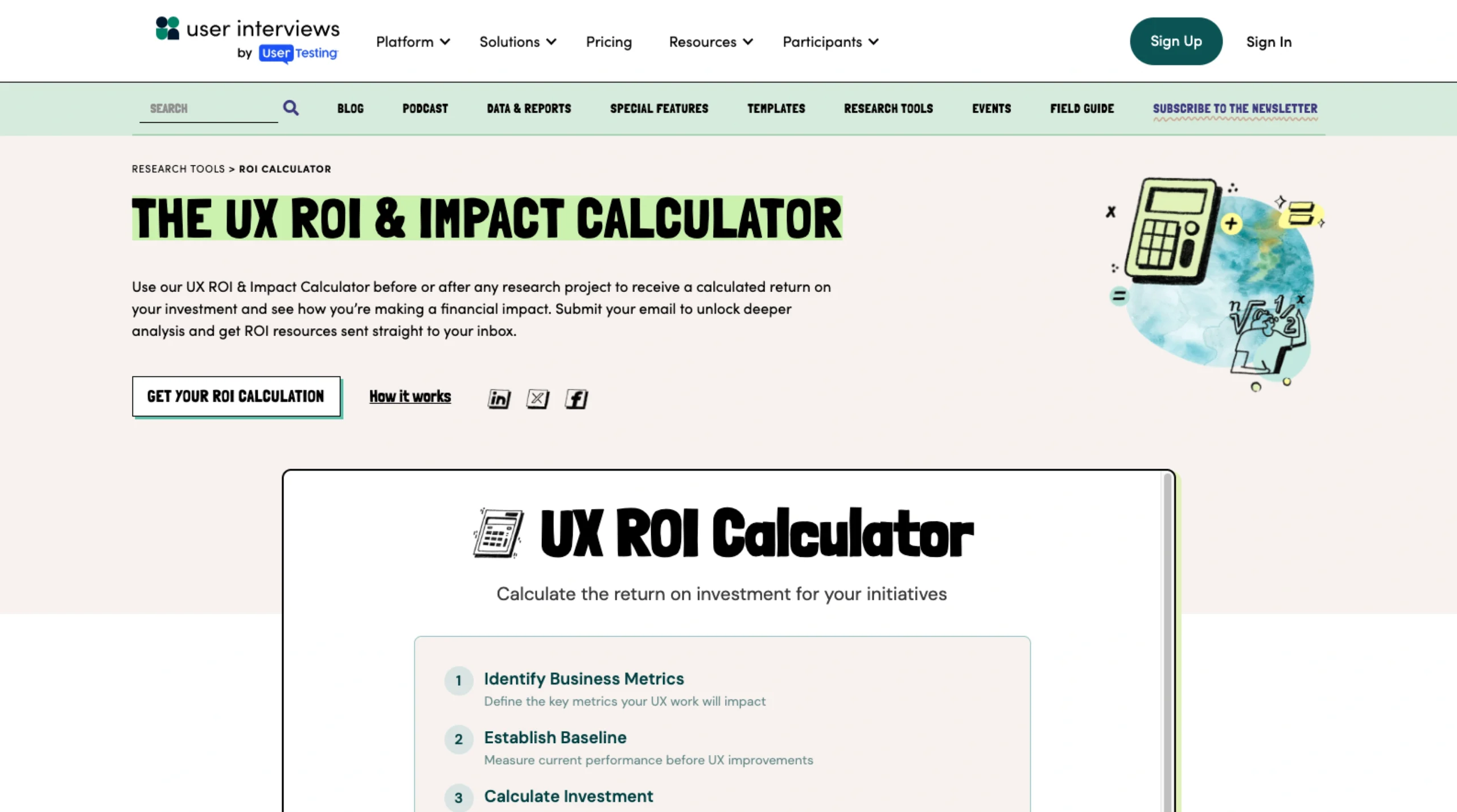 UX ROI Calculator
