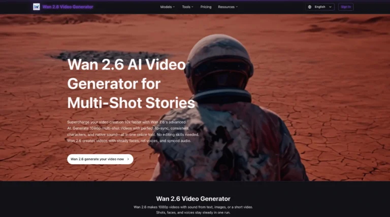Wan 2.6 – AI Video Generator
