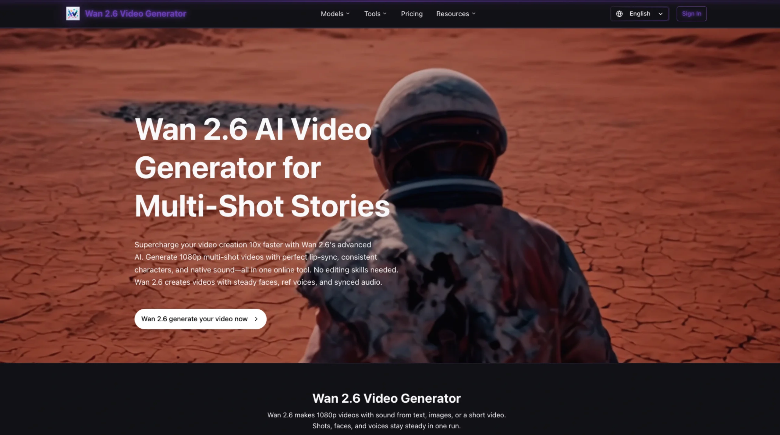 Wan 2.6 – AI Video Generator