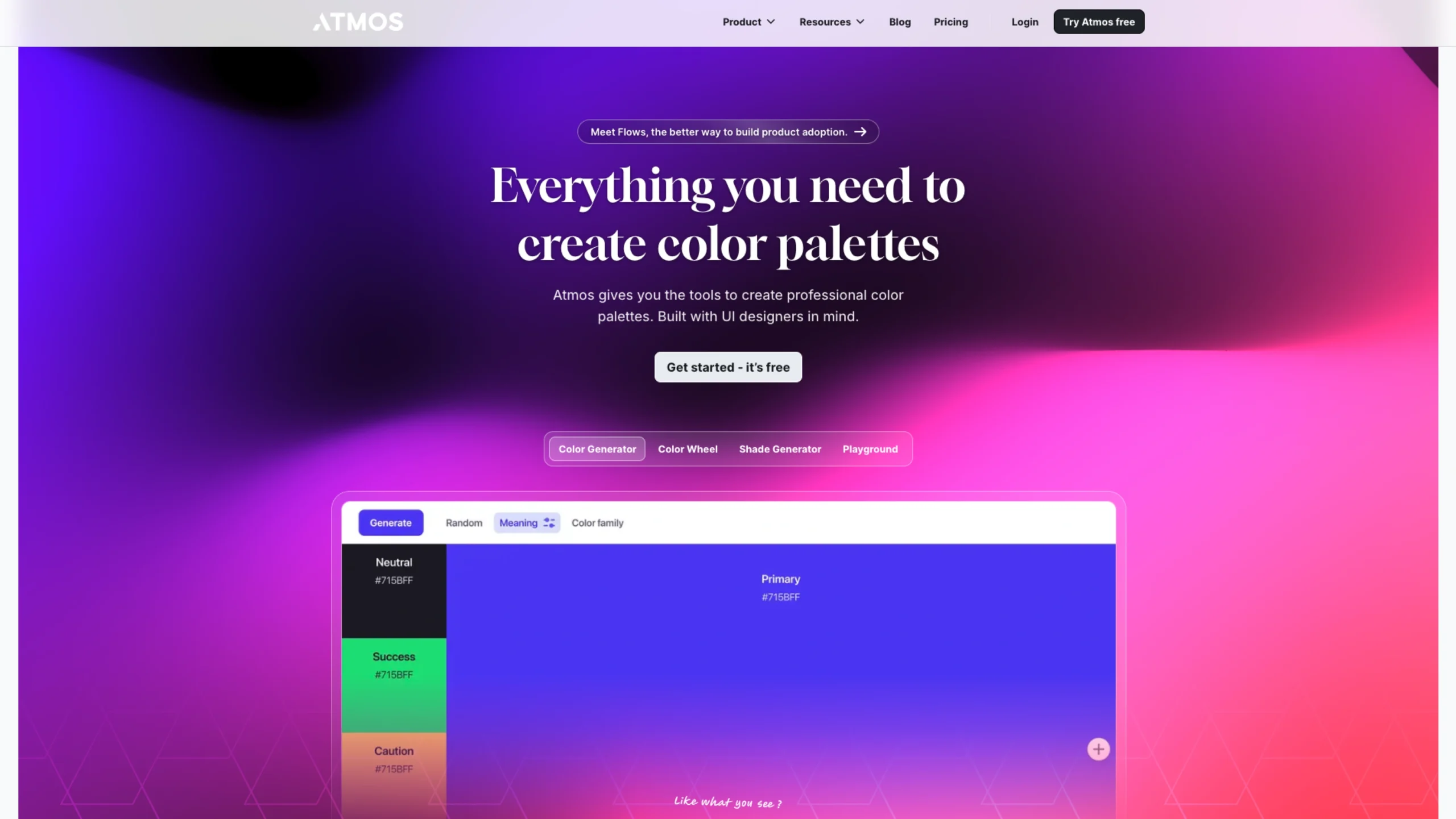 Atmos – Color Palette Tools