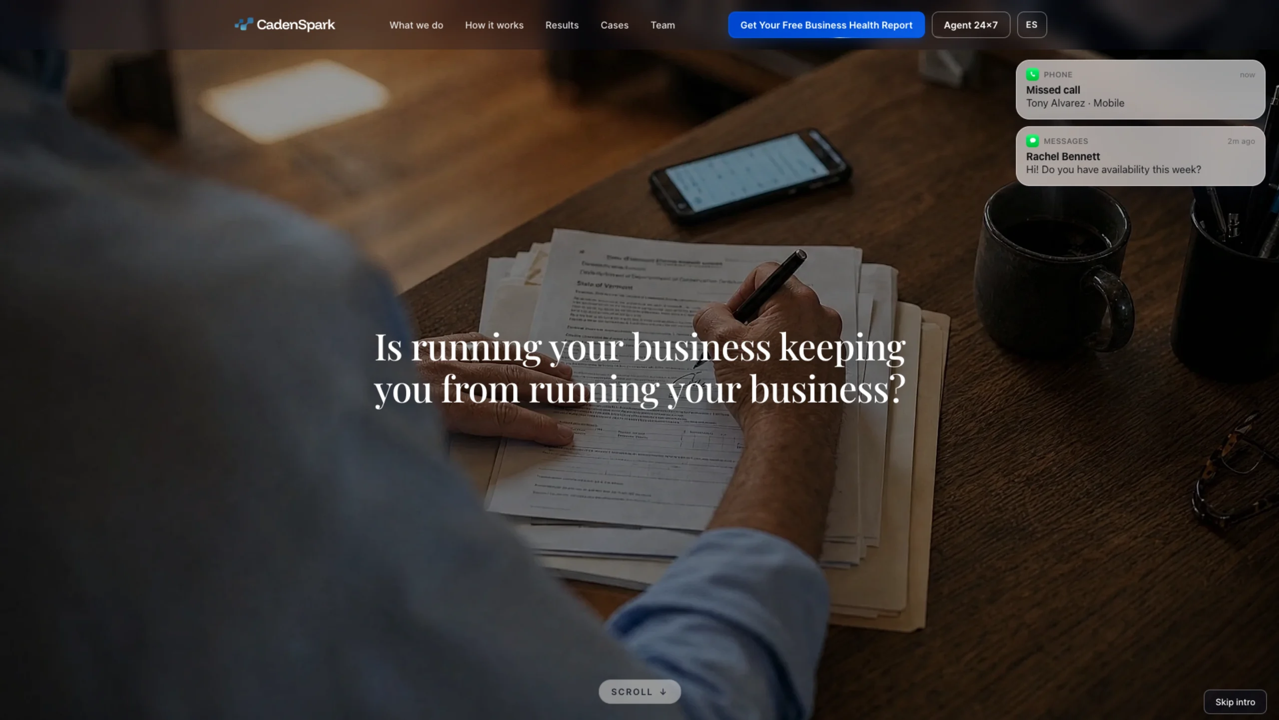 CadenSpark – AI-Powered Business System