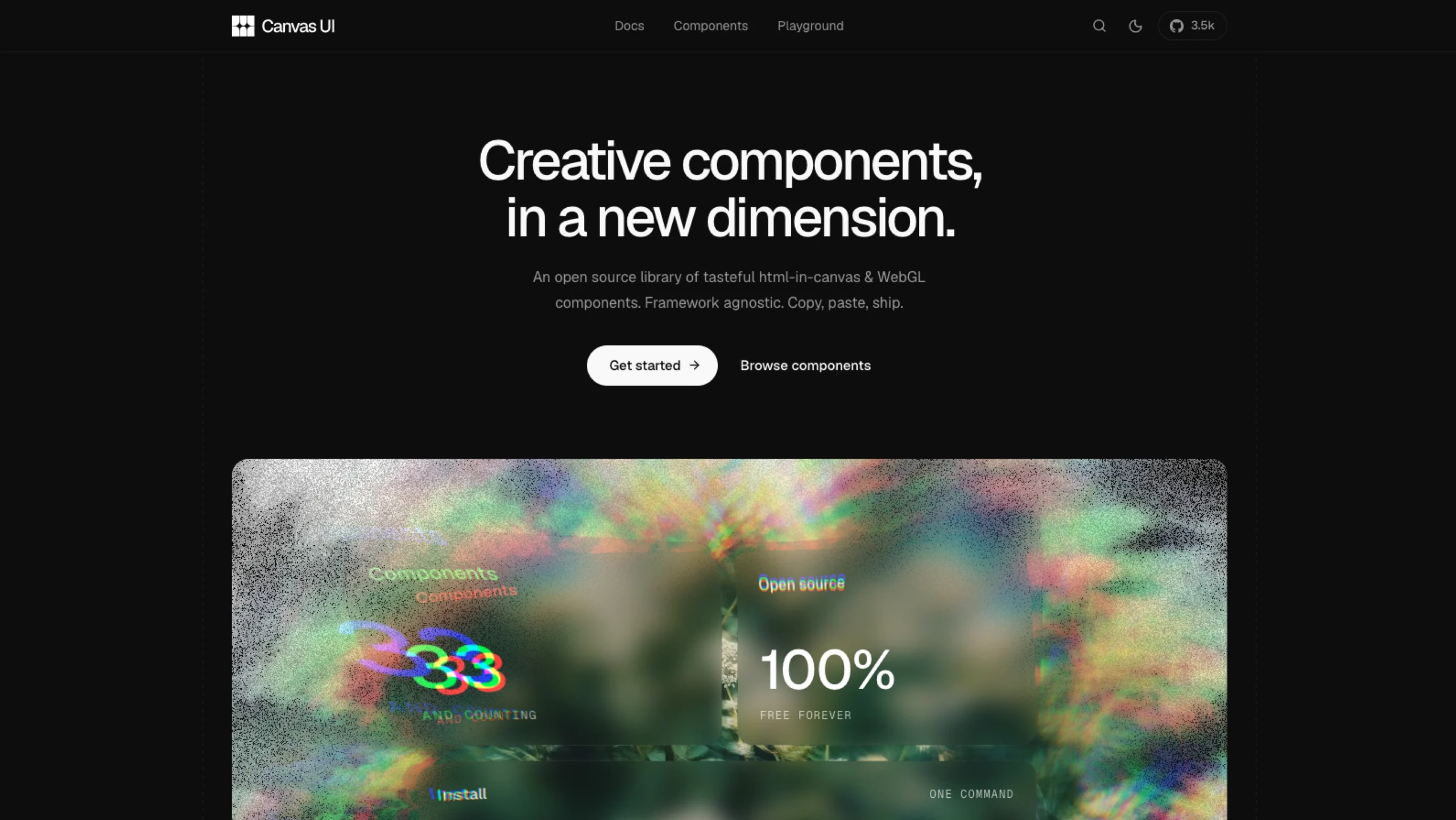 Canvas UI – WebGL Components