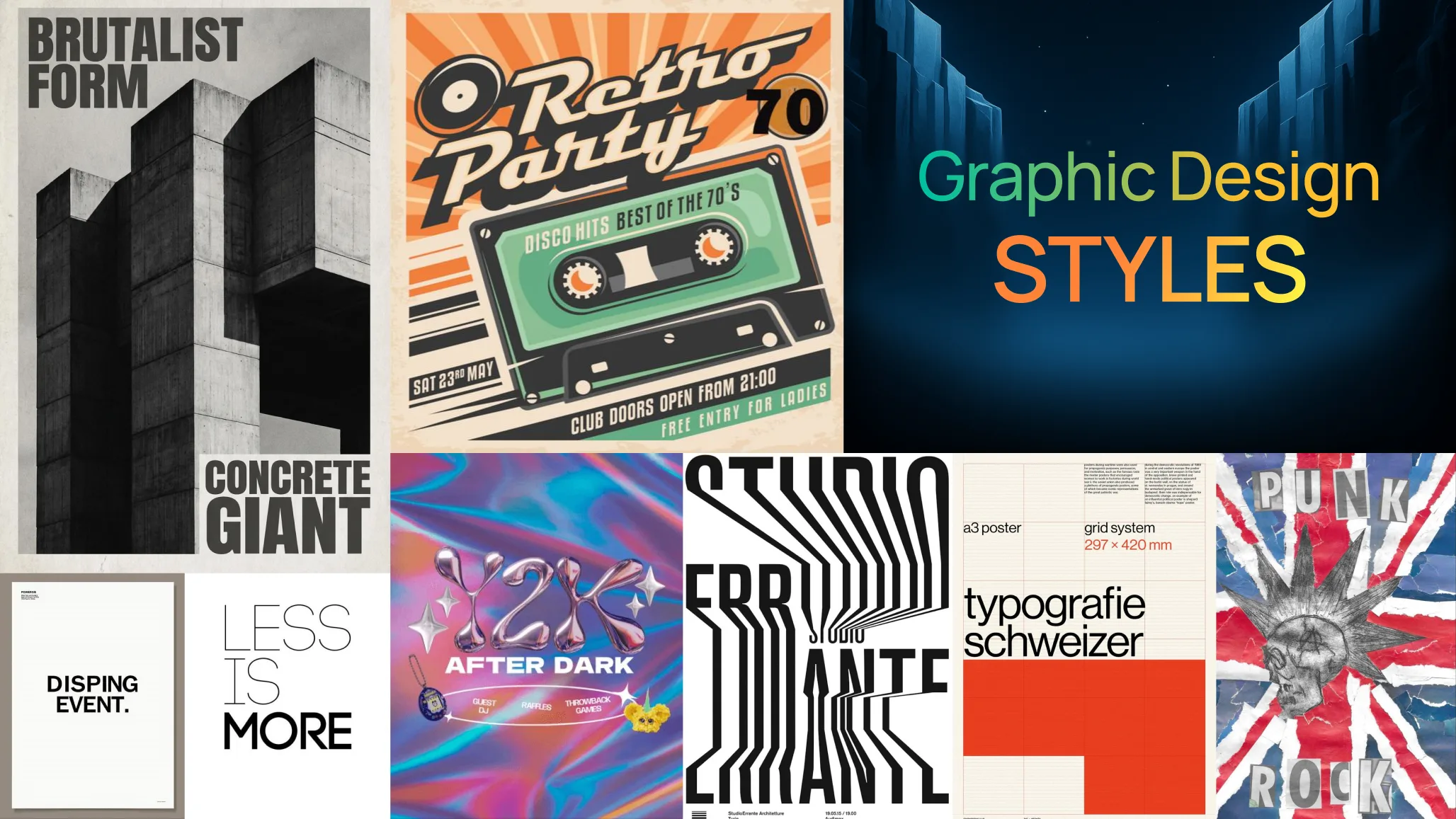 7 graphic design styles