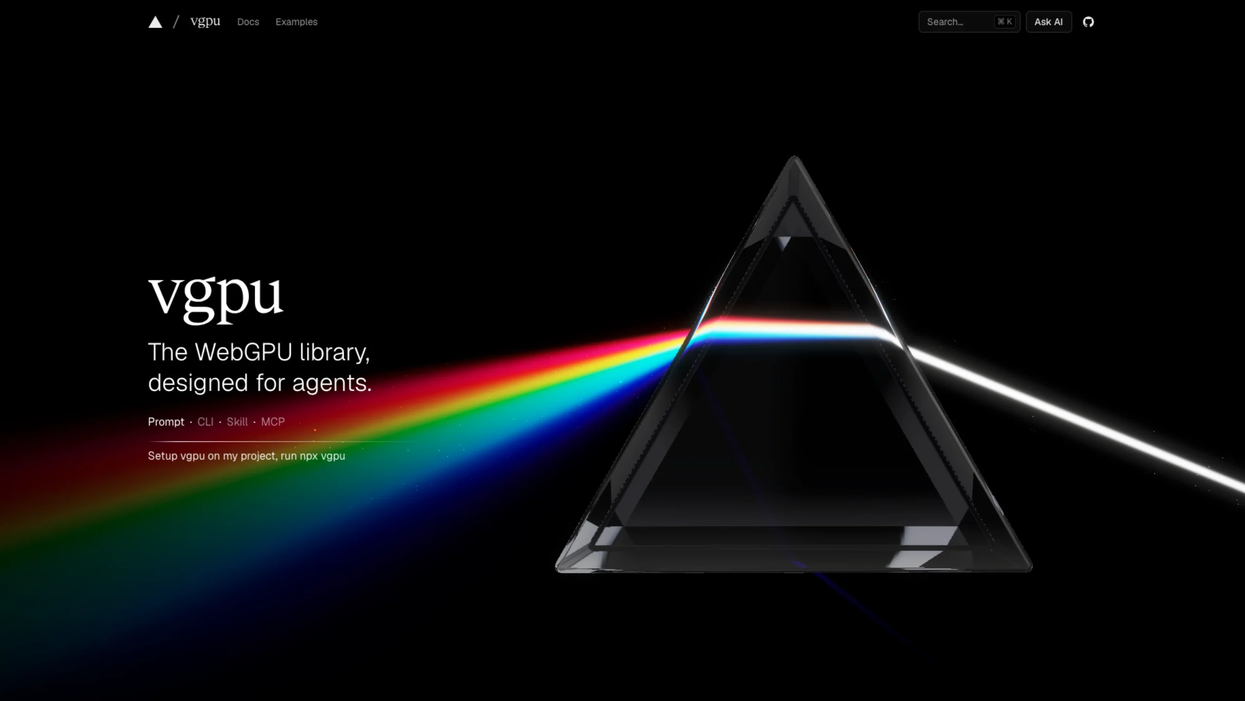 VGPU – The WebGPU library, designed for agents